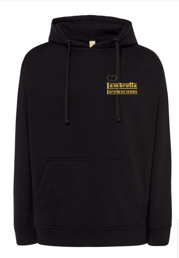Sweatshirt / Hoodie 'Lambretta Locomociones' Black, Clear green, Khaki green, Emerald green or Dark Blue (SPECIAL ORDER ONLY) - Image 3