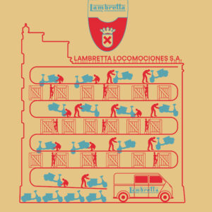 Lambretta Locomociones Tee Shirts IMPORTANT: Please check availability before ordering.